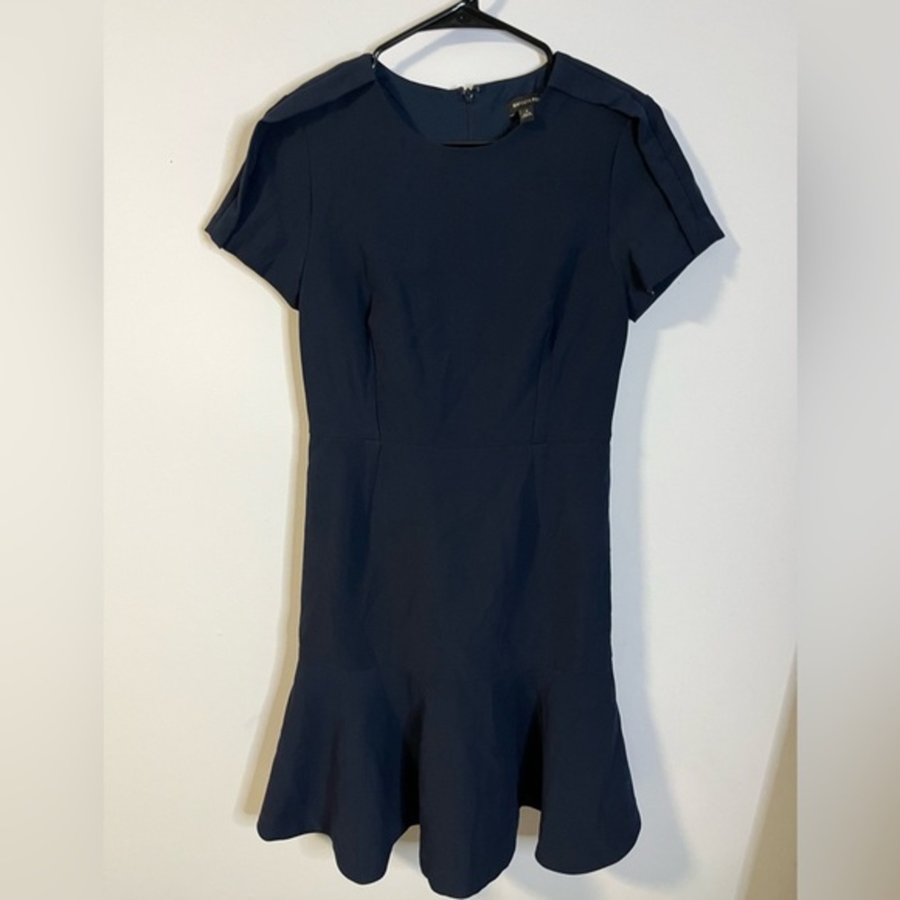 Navy Banana Republic‎ Short Sleeved Formal Dress | Size 4